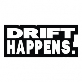 Drift Happens Sticker