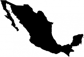 Mexico Map sticker