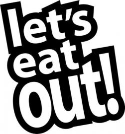 Let's Eat Out JDM Sticker