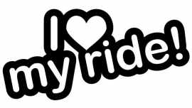 I Love My Ride JDM Motief 1 Sticker