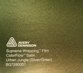 Avery SWF Wrap ColorFlow Satin Urban Jungle ( Silver/Green)