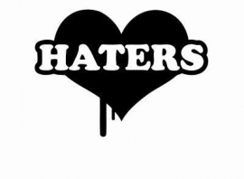 Love Haters Sticker
