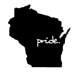 Wisconsin State Pride sticker