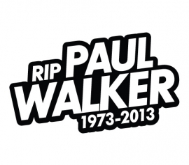 RIP Paul Walker Motief 1 Sticker