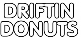 Driftin' Donuts Motief 2 JDM Sticker