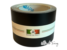 APA Mat Zwart De Chrome Wrap Folie / Tape  | 8cm x 5meter