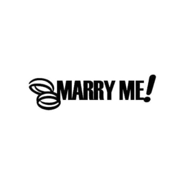 MARRY ME Sticker