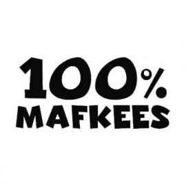 100% Mafkees Motief 1 Sticker