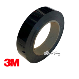 3M™  2080 Hoogglans Zwart De Chrome Wrap Folie / Tape  | 2,5cm