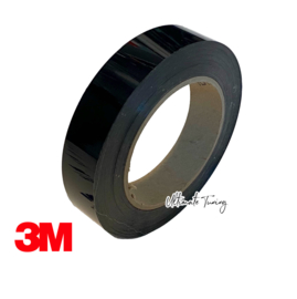 3M™  2080 Hoogglans Zwart De Chrome Wrap Folie / Tape  | 2,5cm x 10meter