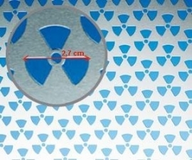 Racegaas Radioactief Motief  + Gril Logo