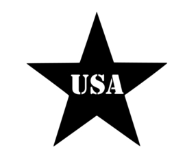 US Army Ster Sticker Motief 37