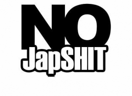 No JapShit Sticker
