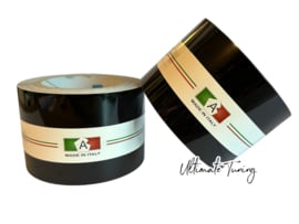 APA Ultra Gloss Zwart De Chrome Wrap Folie / Tape  | 8cm x 10meter