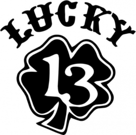 Lucky 13 Sticker
