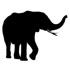 Olifant Sticker Motief 5