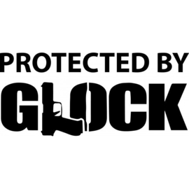 Protected By Glock Sticker