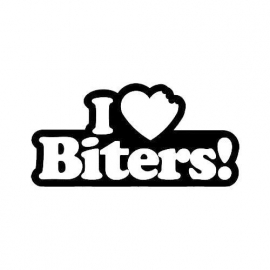 I Love Biters ! Motief 2 Sticker