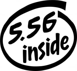 5.56 Inside sticker