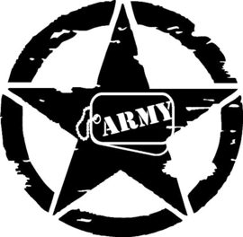 US Army Ster Sticker Motief 31