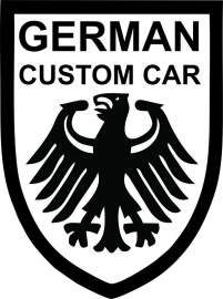 German Custom Car Sticker