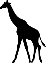Giraffe Sticker Motief 1