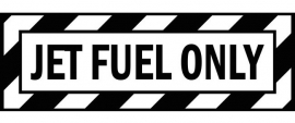 Jet Fuel Only Motief 2 sticker