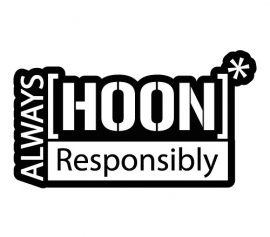 Always HOON Responsibly sticker