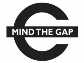 Mind The Gap sticker