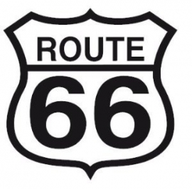 Route 66 sticker