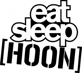 Eat Sleep Hoon Motief 3 sticker