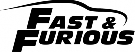 Fast and Furious Logo Sticker