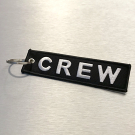 CREW Sleutelhanger Zwart