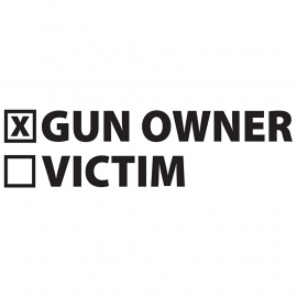 Gun Owner - Victim Sticker