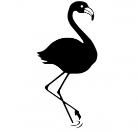 Flamingo sticker