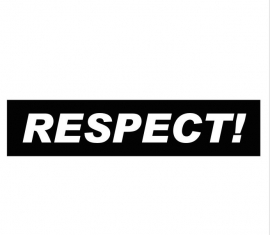 Respect ! Sticker