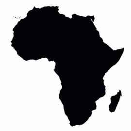 Afrika Map sticker