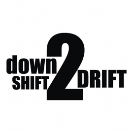 Down Shift 2 Drift Sticker