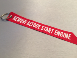 Remove Before Start Engine Sleutelhanger