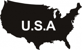 United States America U.S.A.  sticker