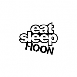 Eat Sleep Hoon Motief 1 sticker