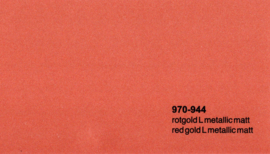 Oracal 970RA  944 Wrap Folie  Mat Rood Goud Metallic