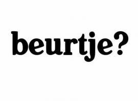 Beurtje ? Sticker