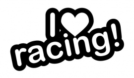 I Love Racing JDM  sticker