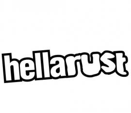 HellaRust sticker