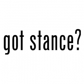 Got Stance ? sticker