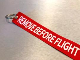 Remove Before Flight Sleutelhanger | Lint