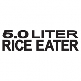 5.0 Liter Rice Eater Sticker