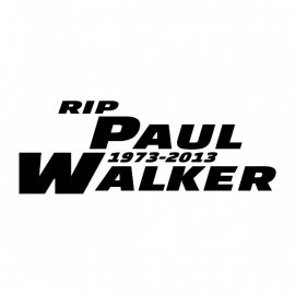Paul Walker Motief 1 Sticker