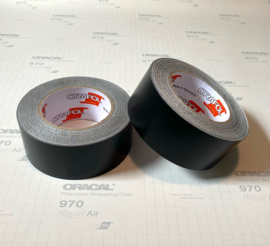 Oracal 970RA De Chrome Wrap Folie / Tape Mat Zwart | 5cm x 5meter
